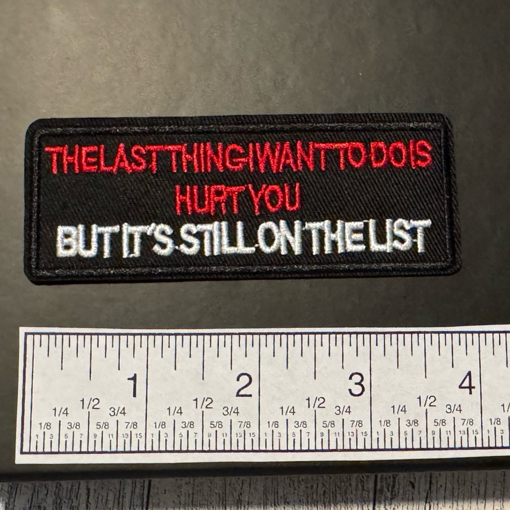 Biker Motorcycle - Funny Memes - Iron On / Sew-On Embroidered Patch